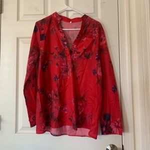 90s Vintage Floral Top